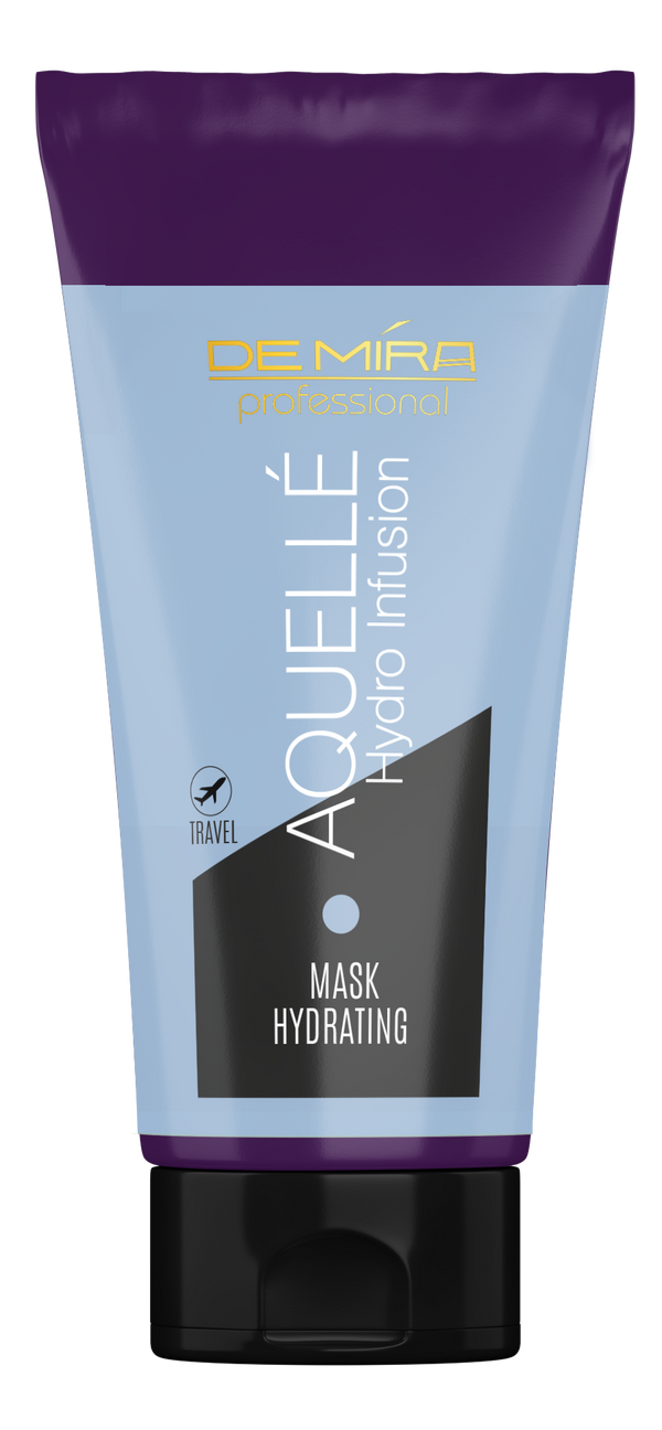 Зволожуюча маска для всіх типів волосся "DeMira Professional" AQUELLÉ Hydro Infusion, 90 мл