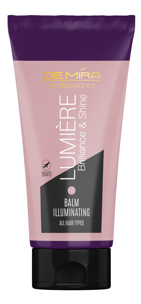 Бальзам для блиску та еластичності "DeMira Professional" LUMIÈRE Illuminating, 90 мл