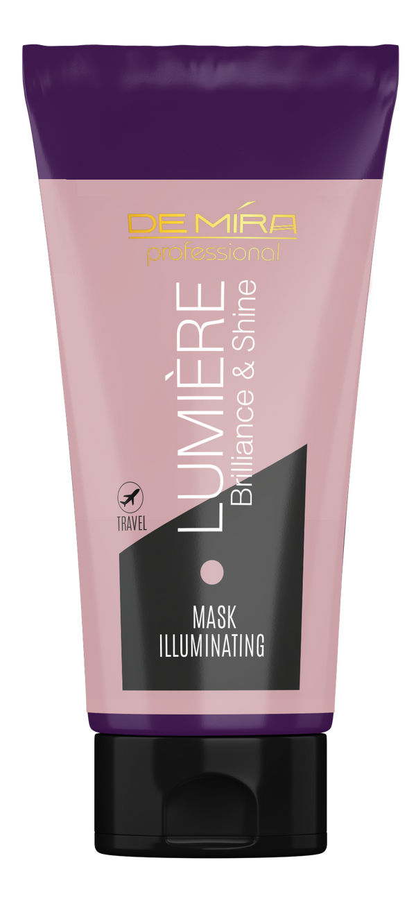 Маска для інтенсивного блиску та відновлення "DeMira Professional" LUMIÈRE Illuminating, 90 мл