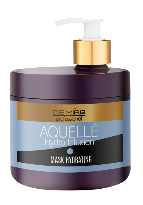 Зволожуюча маска для всіх типів волосся "DeMira Professional" AQUELLÉ Hydro Infusion, 500 мл