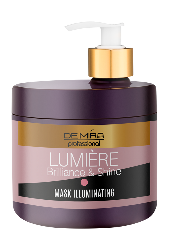 Маска для інтенсивного блиску та відновлення "DeMira Professional" LUMIÈRE Illuminating, 500 мл