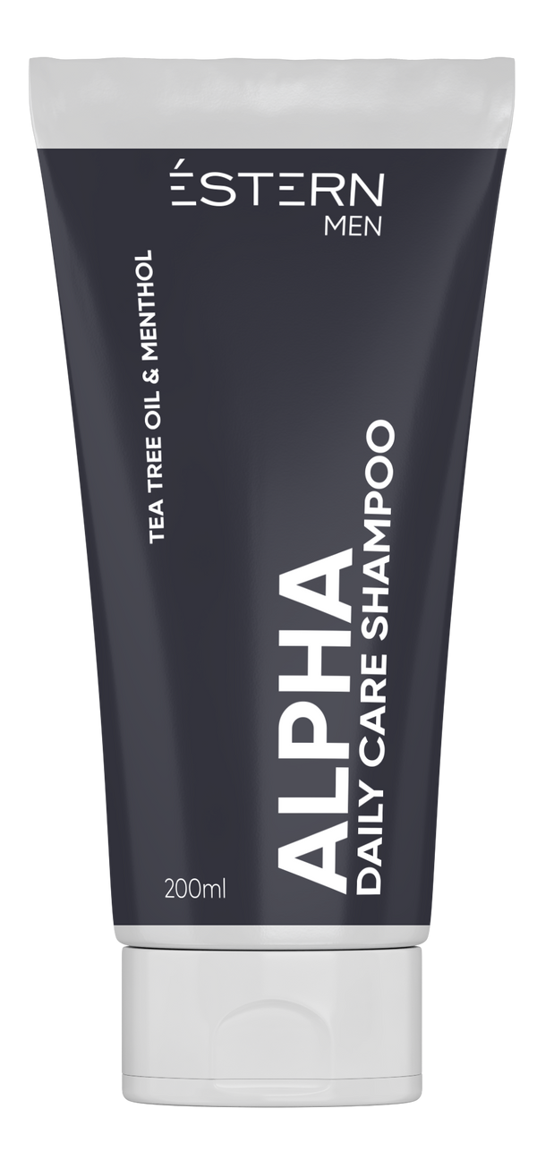 Шампунь-гель 2в1 "ÉSTERN" ALPHA Daily Care для щоденного догляду для чоловіків, з ментолом 200 мл