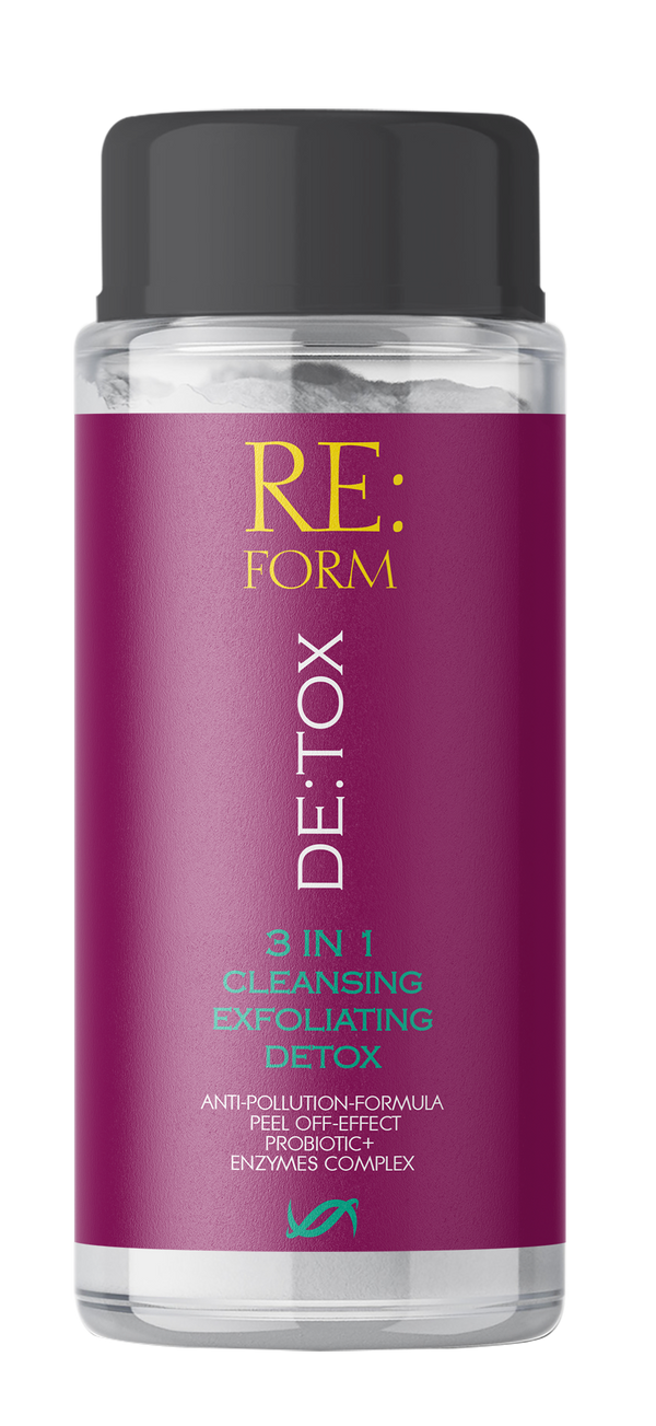 RE:FORM ЕНЗИМНА ПУДРА ДЛЯ ШКІРИ ГОЛОВИ "DE:TOX" ОЧИЩЕННЯ І ДЕТОКСИКАЦІЯ ВОЛОССЯ