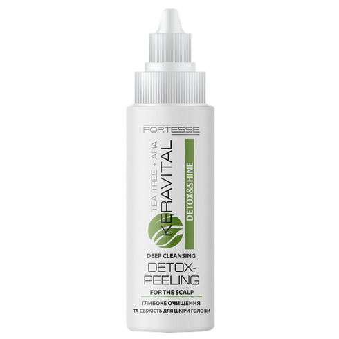 Детокс-пилинг "FORTESSE" KeraVital Detox&Shine с чайным деревом и AHA-кислотами, 90 мл