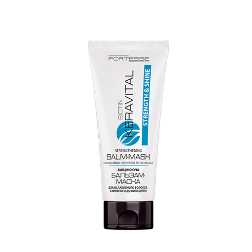 Бальзам-маска "FORTESSE" KeraVital Strength&Shine с биотином, 200 мл