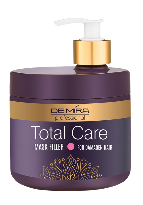 Набор для профессионального восстановления волос DeMira Professional Total Care (маска-филлер, спрей-филлер, мус 6 в 1)