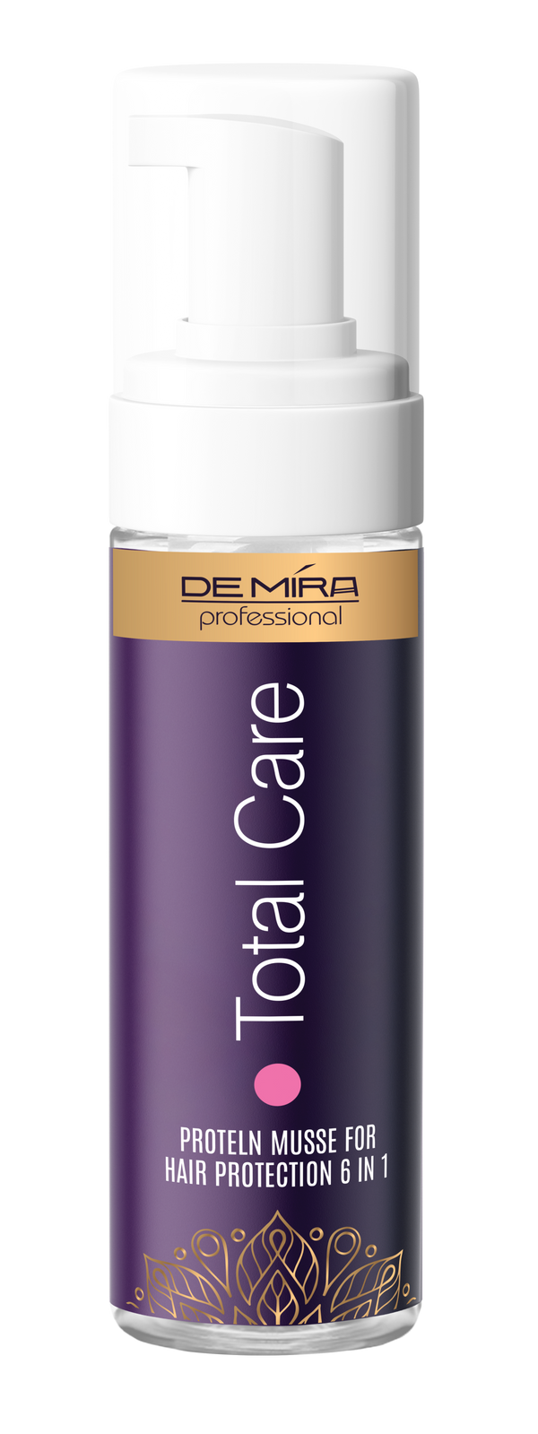 Протеїновий мус-протектор «DeMira Professional» TOTAL CARE для захисту волосся 6 в 1, 150 мл