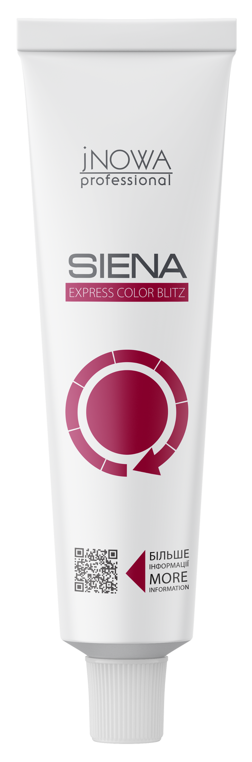Безамиачная крем-краска для волос jNOWA Professional SIENA Express Color Blitz, 60 мл