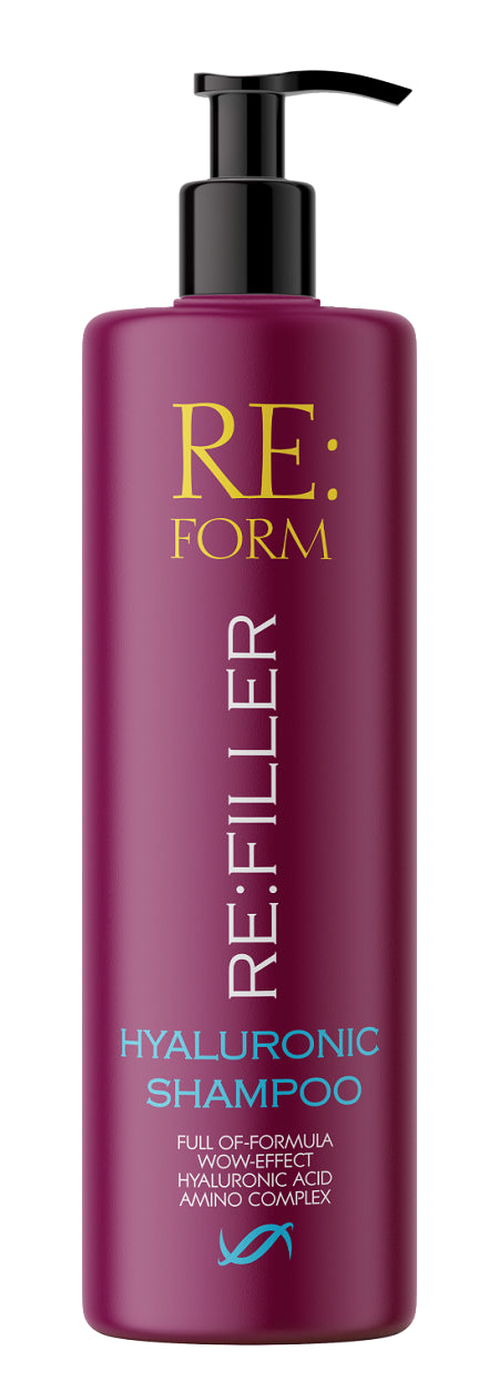 RE:FORM Гіалуроновий шампунь "RE:FILLER" об'єм і зволоження волосся, 400 мл