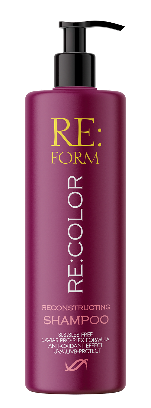 RE:FORM Реконструюючий шампунь "RE:COLOR" збереження кольору і відновлення фарбованого волосся, 400