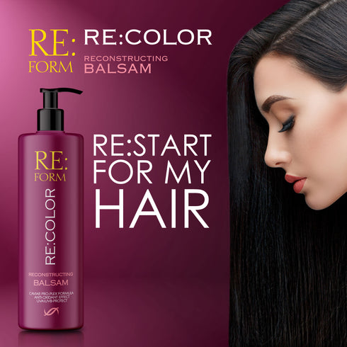 RE:FORM Реконструюючий бальзам "RE:COLOR" збереження кольору і відновлення фарбованого волосся, 400