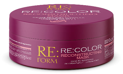 RE:FORM Реконструююча маска "RE:COLOR" збереження кольору і відновлення фарбованого волосся, 230 мл