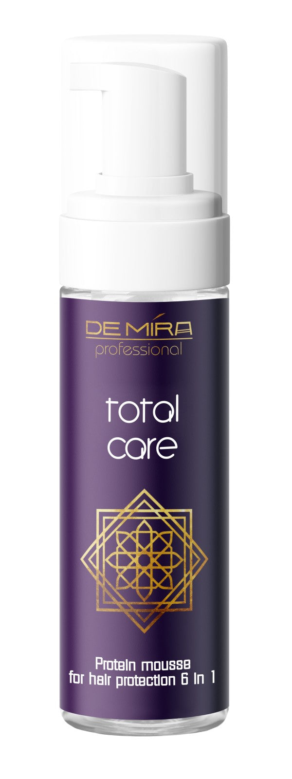 Протеїновий мус-протектор «DeMira Professional» TOTAL CARE для захисту волосся 6 в 1, 150 мл