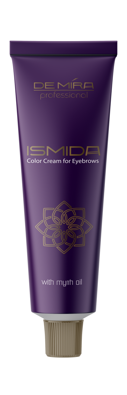 Крем-краска для бровей с маслом мирры DeMira Professional Ismida коричневый 20 мл+ 20 мл(27815.002)